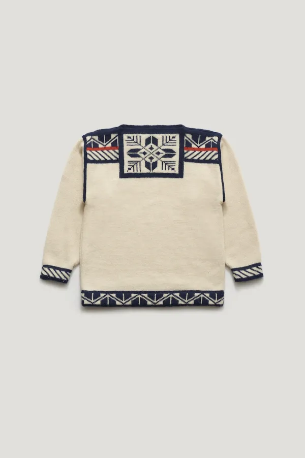 [ALPACA 10%, WOOL 70%] LUSTER SNOW KNIT_IVORY / ₩178,000