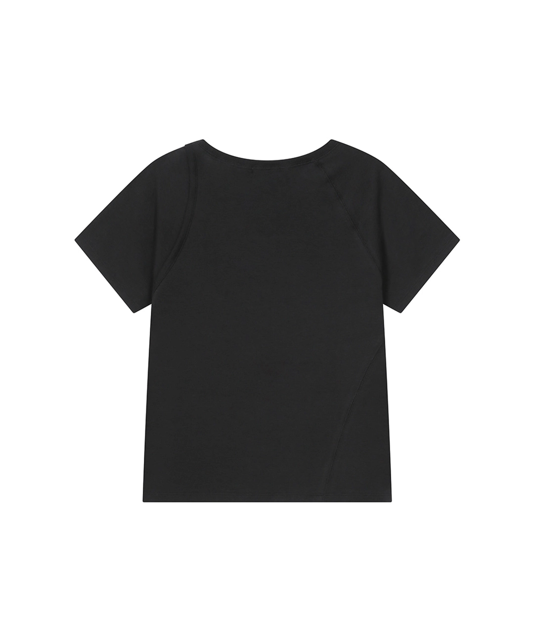 미세키서울 [Flagship Store Exclusive] Mixed short sleeve BLACK 상품 이미지 2