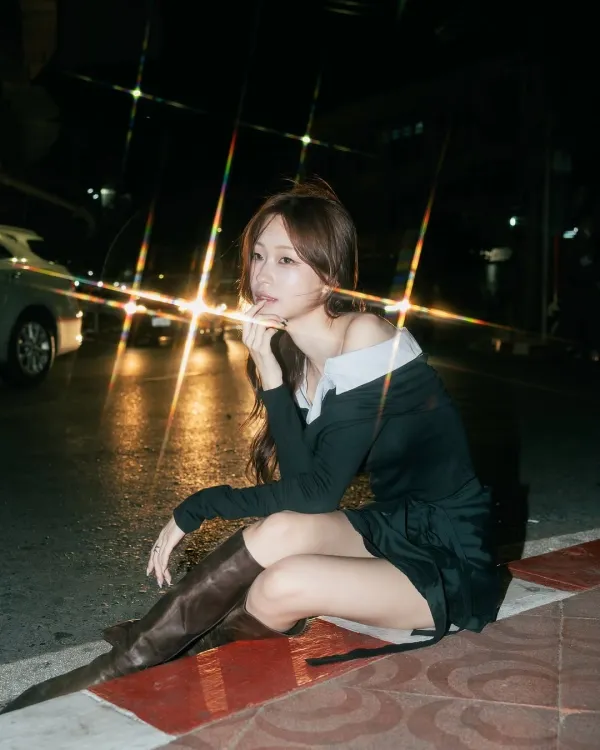 @nphchyLily top (Black)Kate wrap skirt (Black)