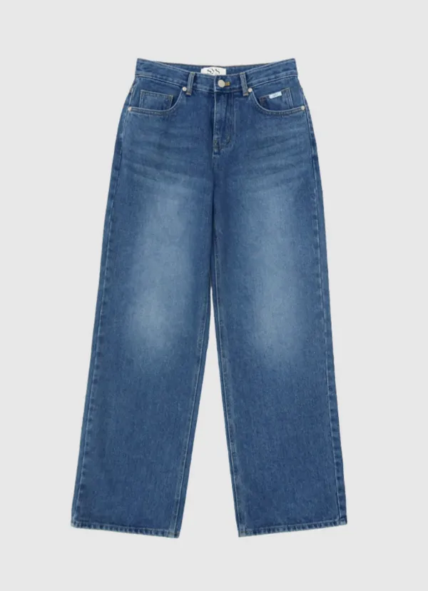 LOW DENIM PANTS_BLUE