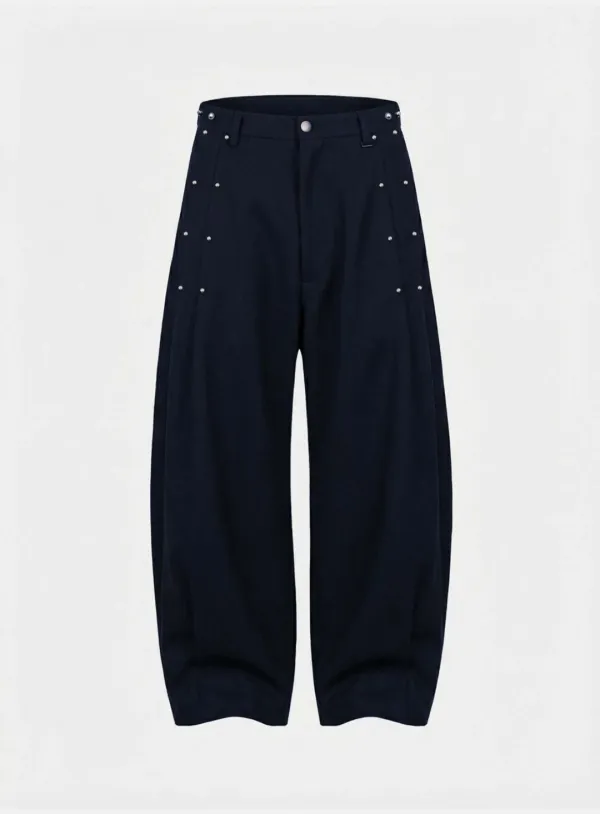 [w-pts26-046] Viper V2 Pintuck Slacks - Navy