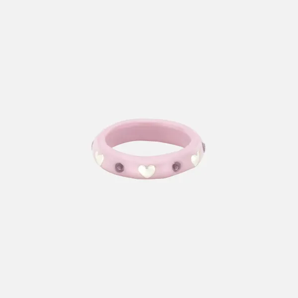 heart surrounding ring-pink
