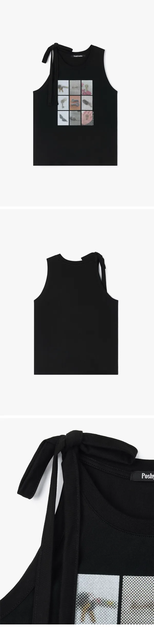 Ribbon Tie Sleeveless_Black