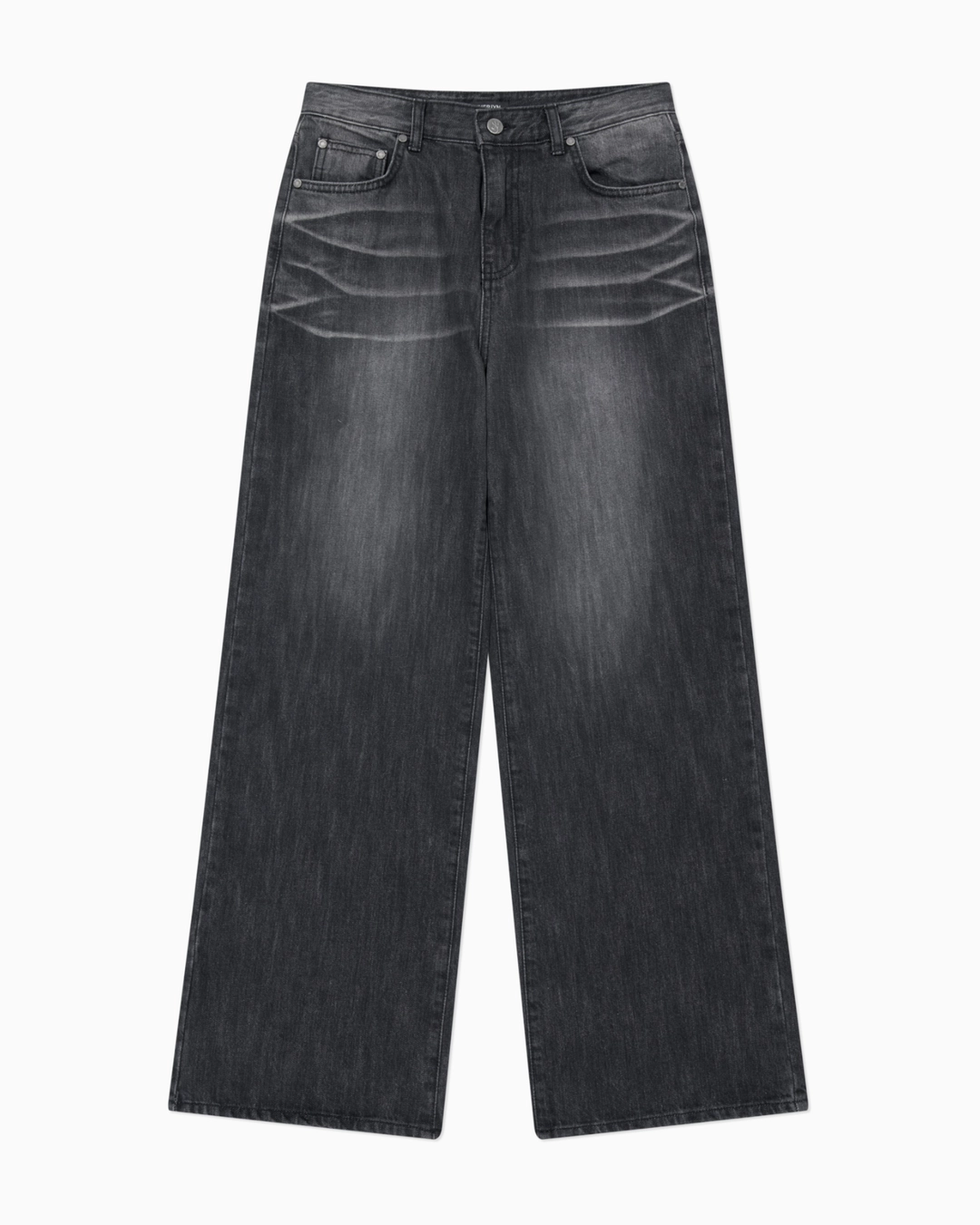 시너진 201 CAT WASHING STRAIGHT JEANS  BLACK 상품 이미지 2