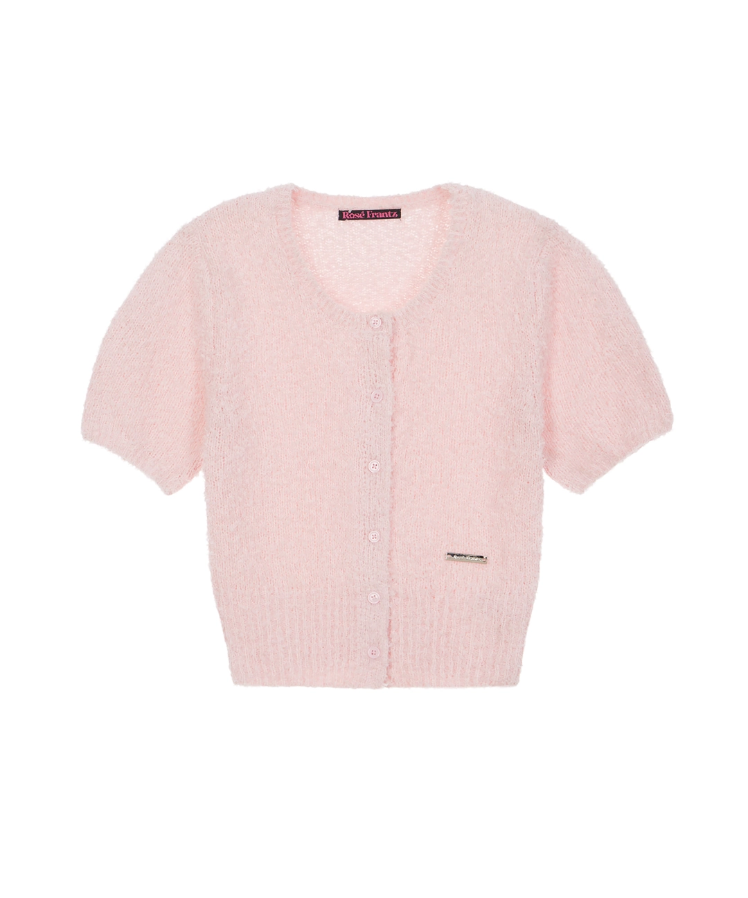 로제프란츠 Puff Hairy Half Cardigan [Pink] 상품 이미지 1