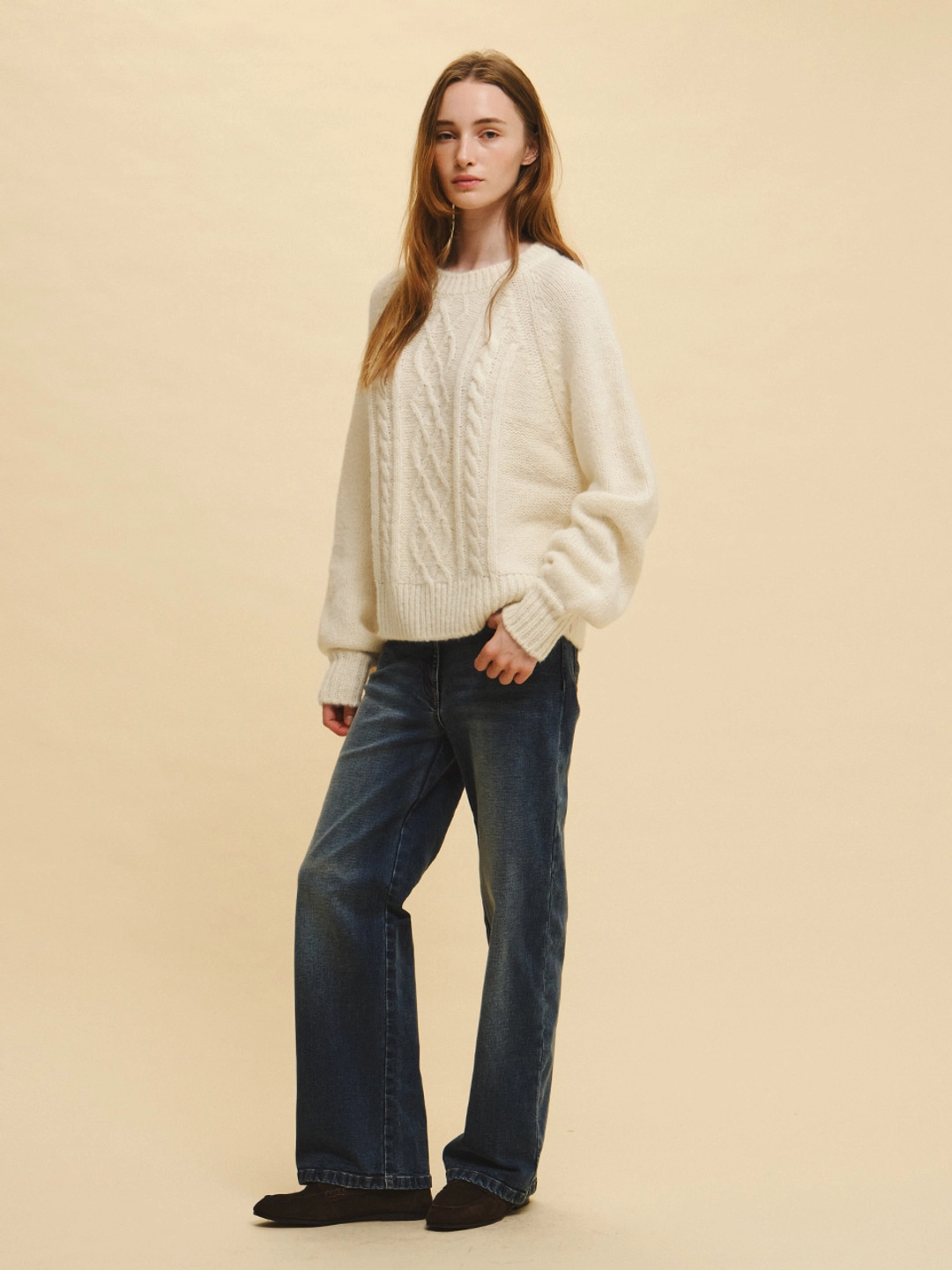 르니나 MILA vintage wide denim pants_2colors 상품 이미지 3