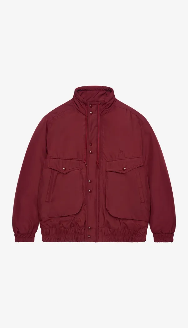 278. Pocket Jumper _ Deep Red