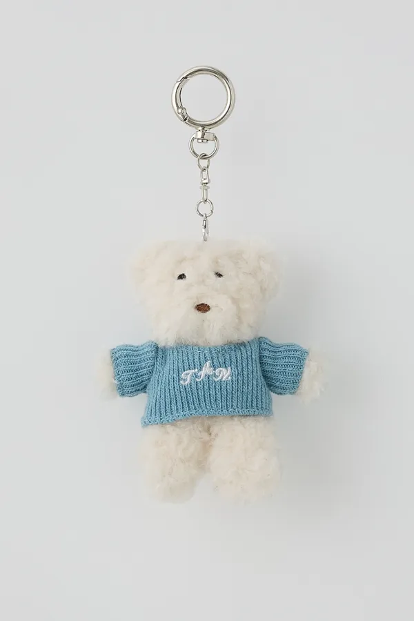 T/T Little bear keyring (white)