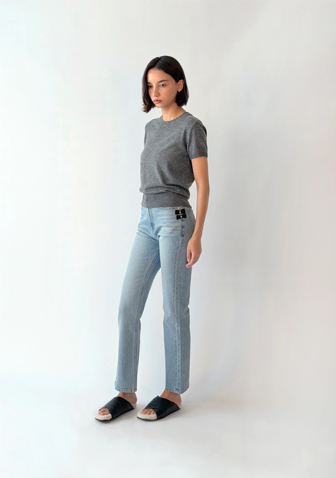 아상 Silk Lambswool Half Knit 상품 이미지 2