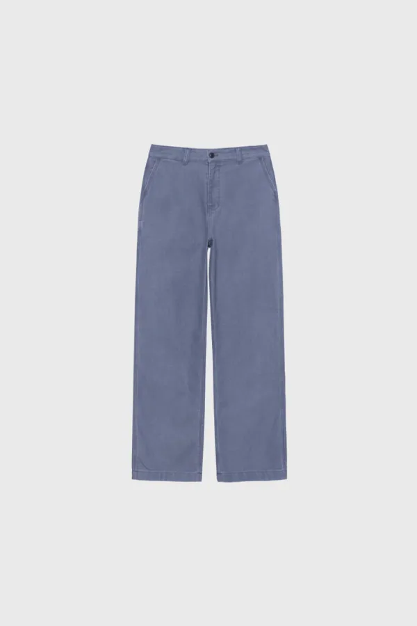 Garment Dyed Carpenter Pants (White / Blue / Brown)
