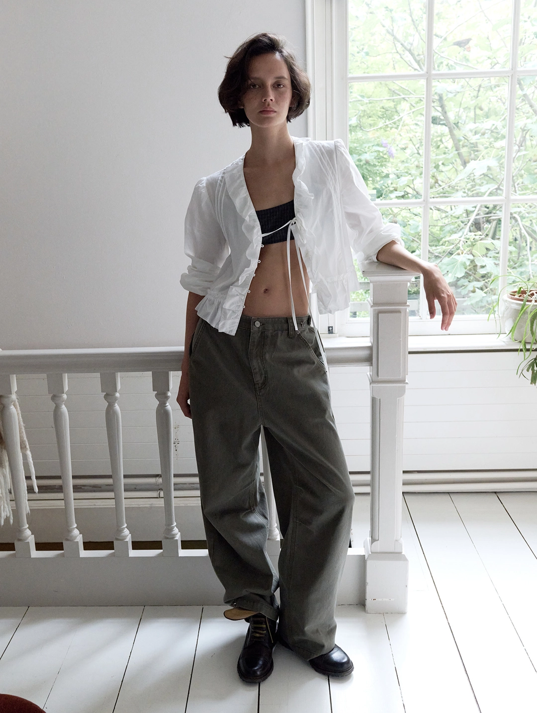포에토 [6th] Adjust khaki pants 상품 이미지 2