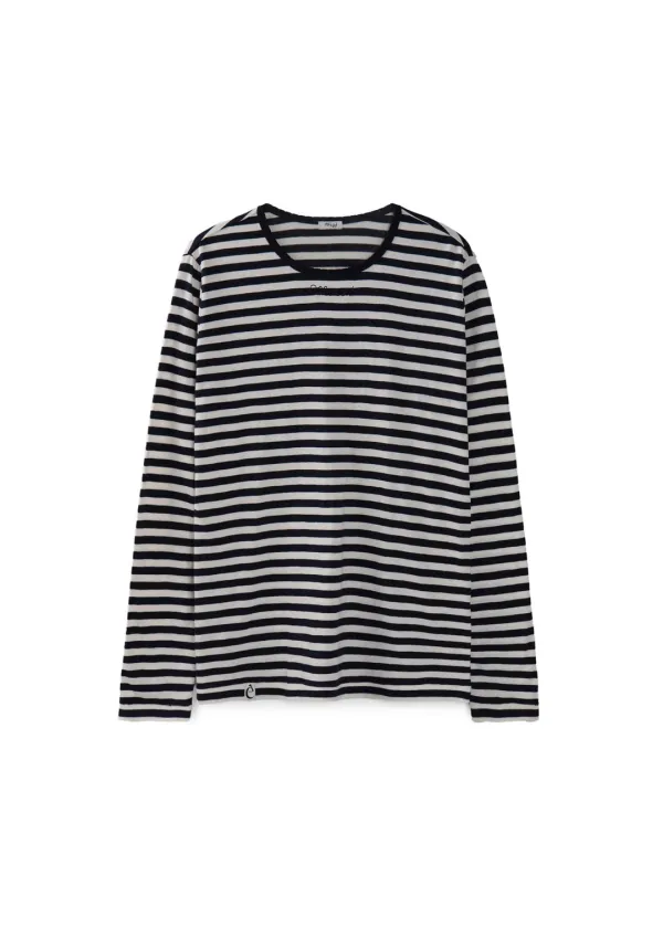 [2차 리오더] Mused Classic Stripe T-shirts - Navy