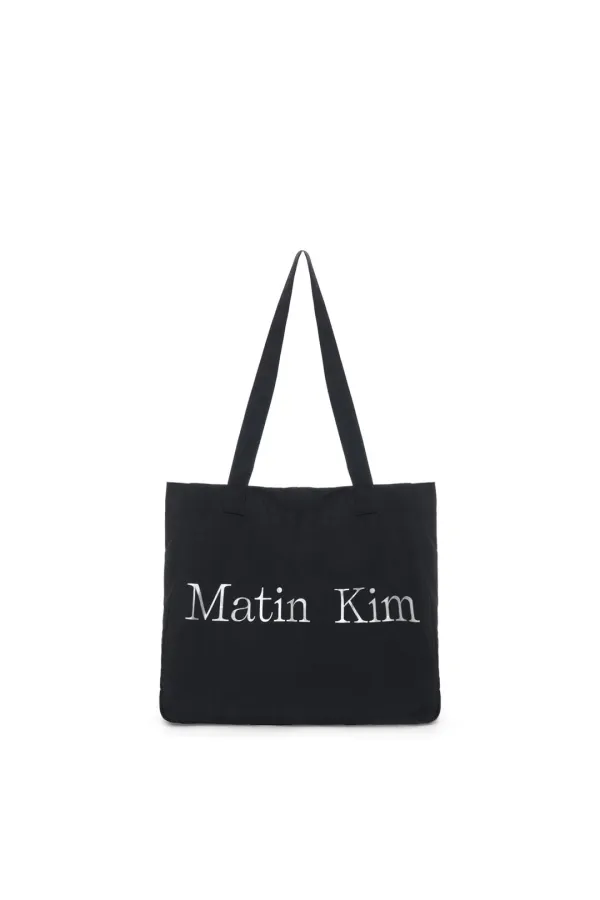 MATIN FABRIC BIG ECOBAG IN BLACK