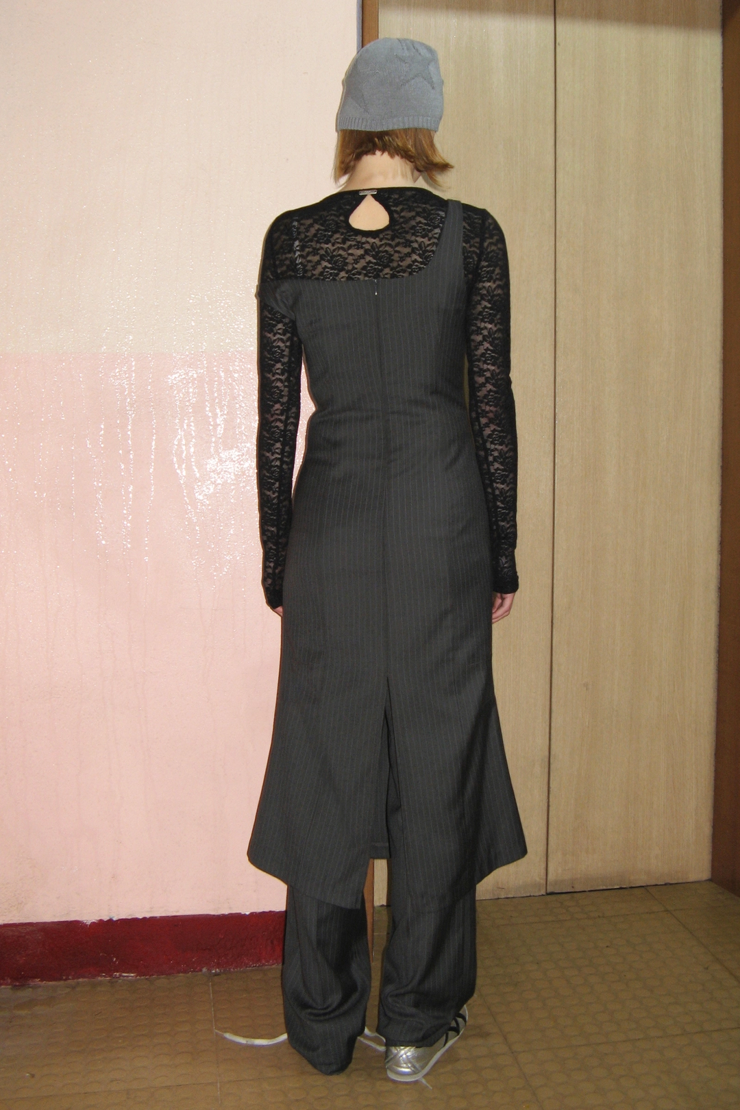 시눈 Unbalance One-Shoulder Long Dress (Charcoal) 상품 이미지 2
