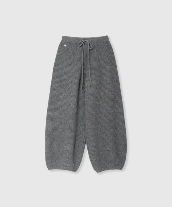 Wool rounge pants (Gray)