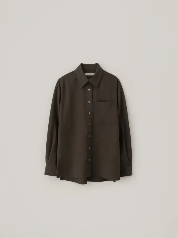Amber Shirt - Dark Brown