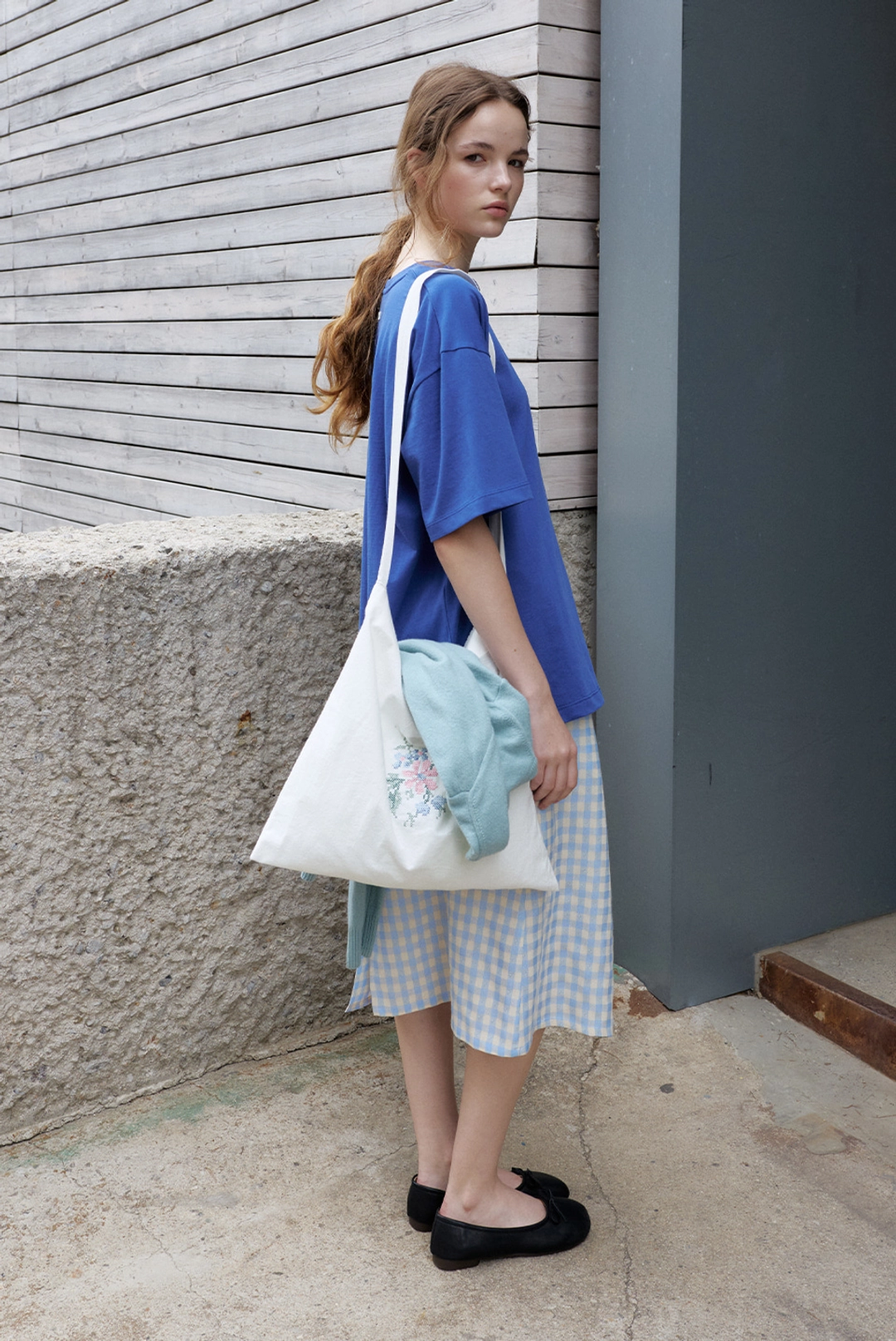 브렌다 브렌든 vanves cotton bag - white 상품 이미지 1
