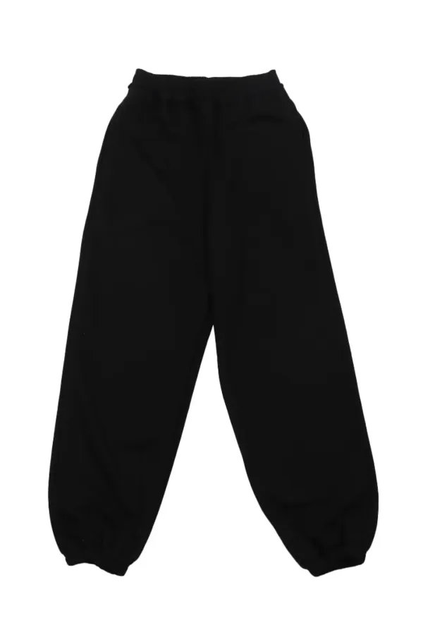 SNJ CUT-OFF SWEATPANTS BLACK