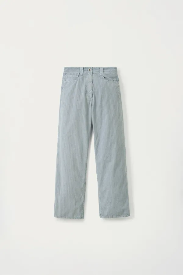 5TH / Jeanne cotton pants (Sky blue)
