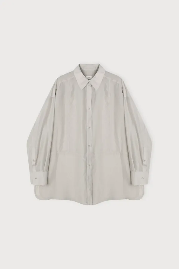 SHEER SLEEVE SHIRT