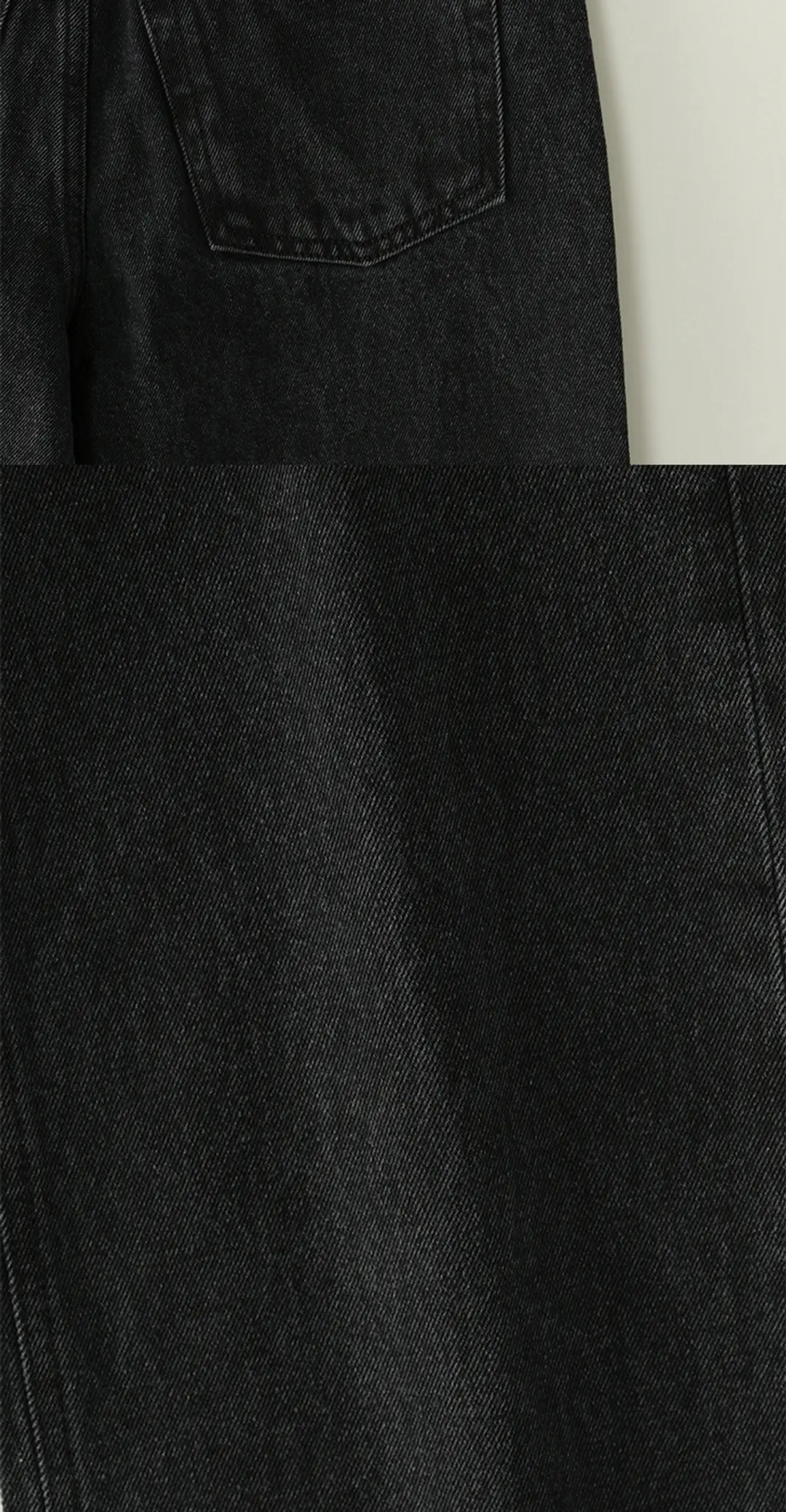 하베크 Classic straight fit jeans / Black 상품 이미지 3