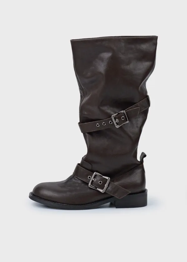 [9/16 예약배송][빠른배송] VINTAGE BUCKLE BOOTS [C5F10BR]