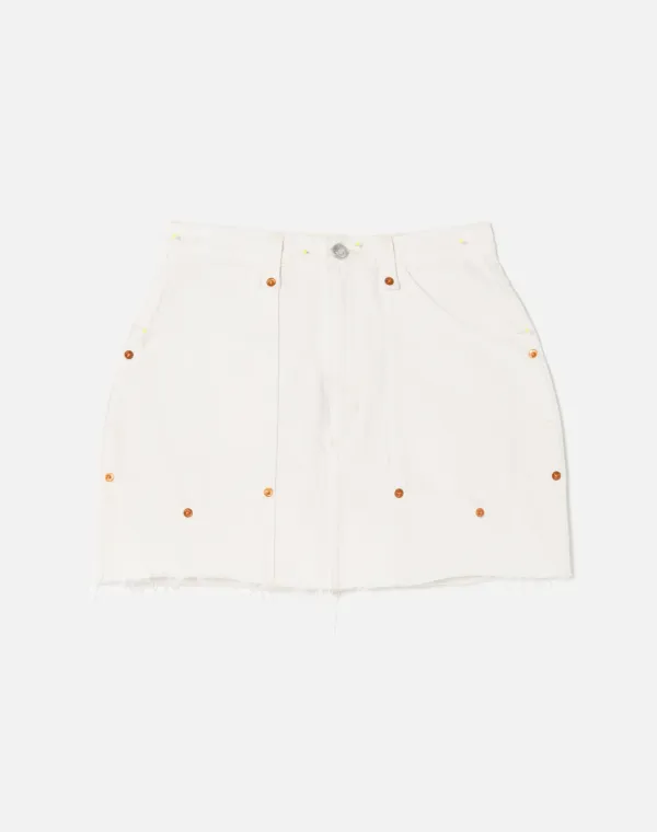 Workwear Skirt - Vintage White