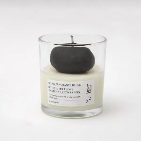 (Z-LV-0025)NO.009 PERFUME STONE CANDLE GLASS
