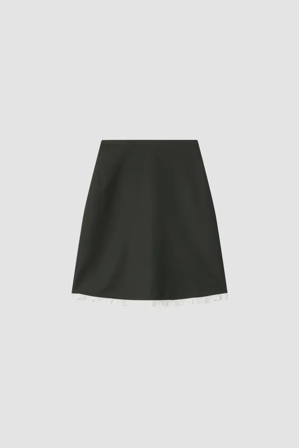 Joan Khaki Skirt