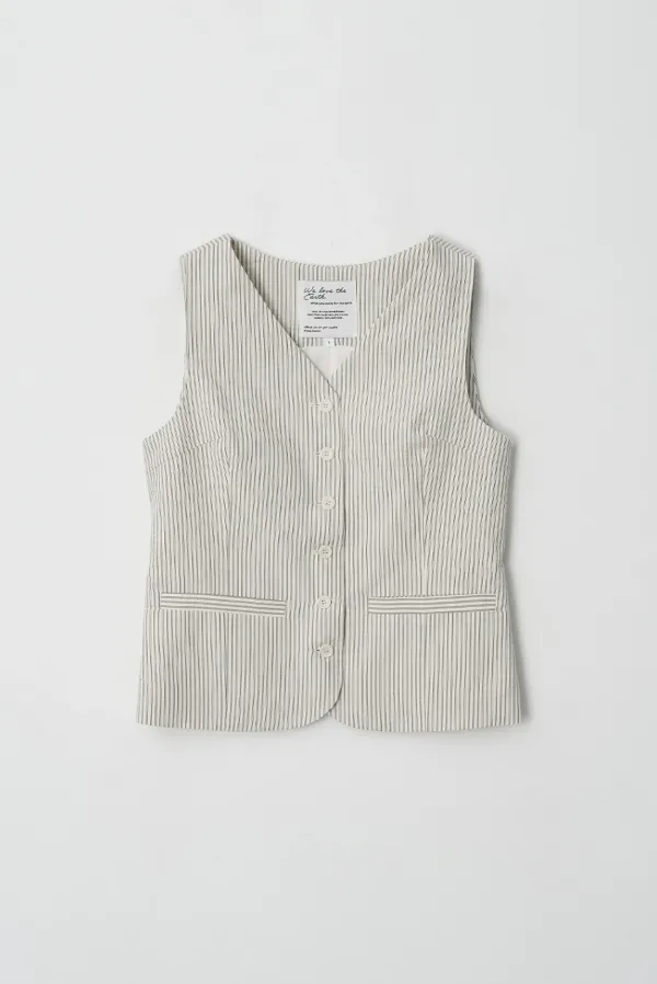 renee vest - ivory