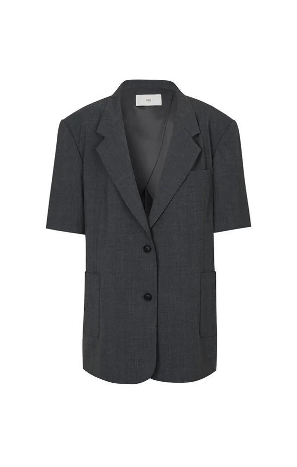 HARVEY OVERSIZED SHORT SLEEVE BLAZER