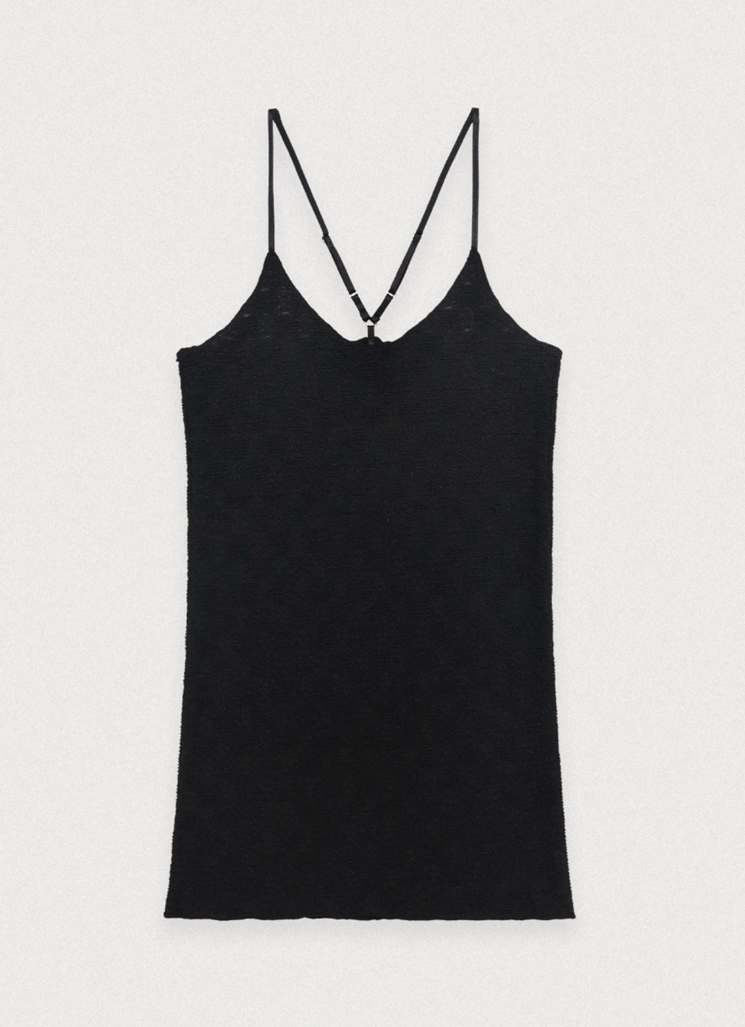 포에토 Snowey lace cami top - black 상품 이미지 1