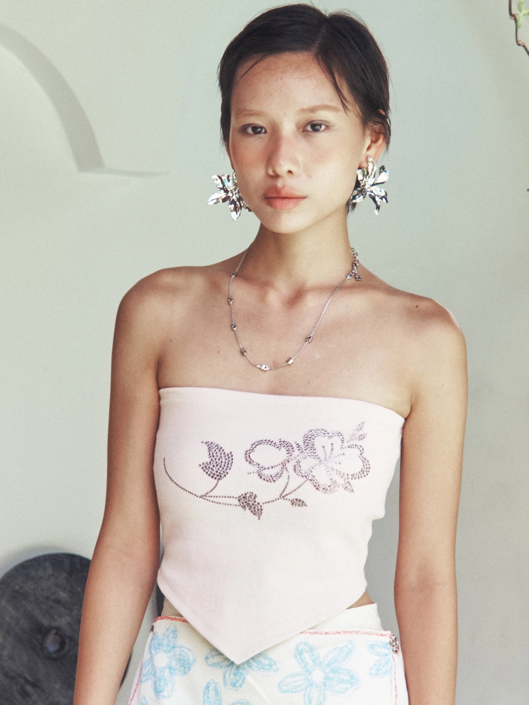 센토르 VIRGIN DIAMOND TUBE TOP_PINK 상품 이미지 1