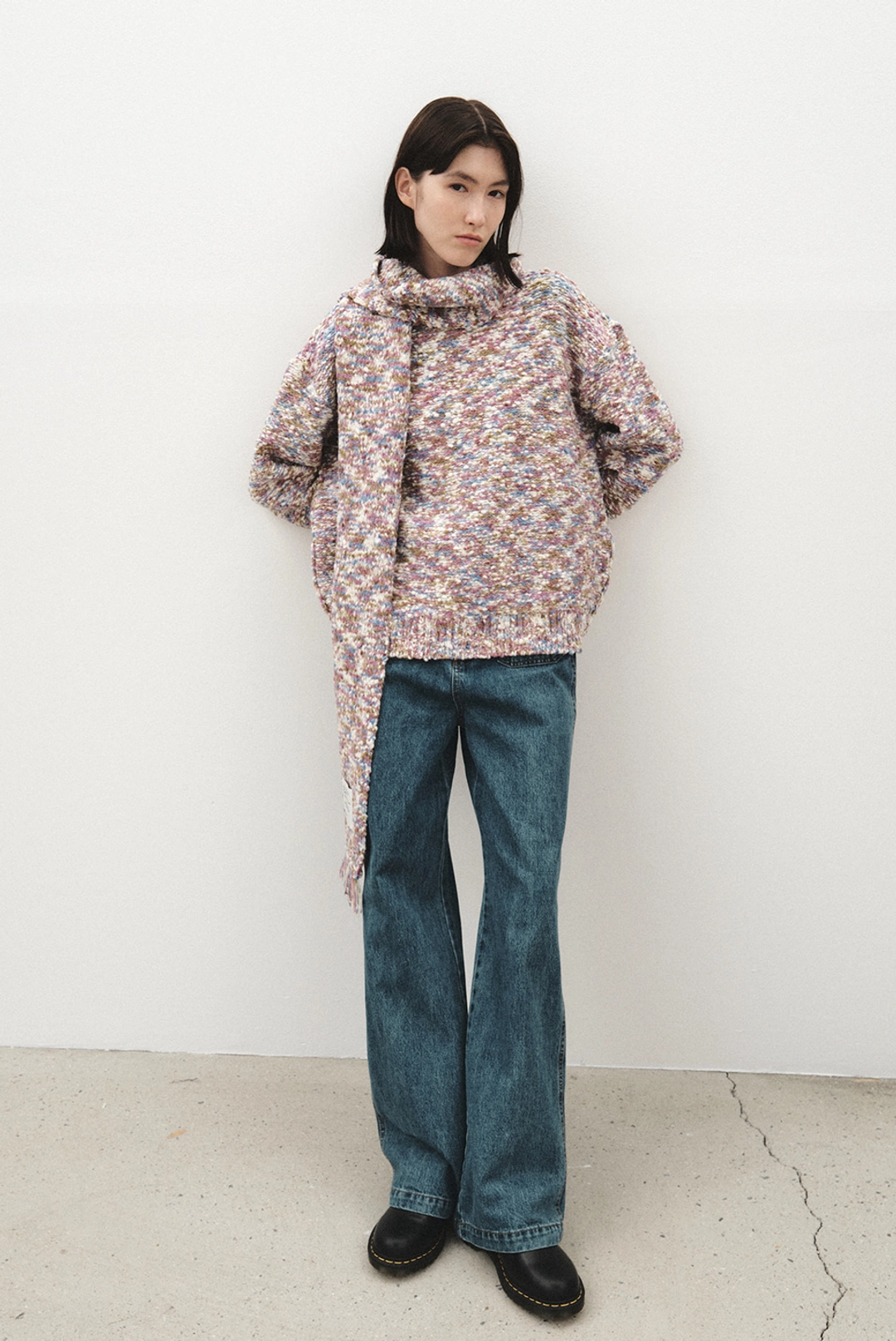 브렌다 브렌든 vermont round knit - purple 상품 이미지 2