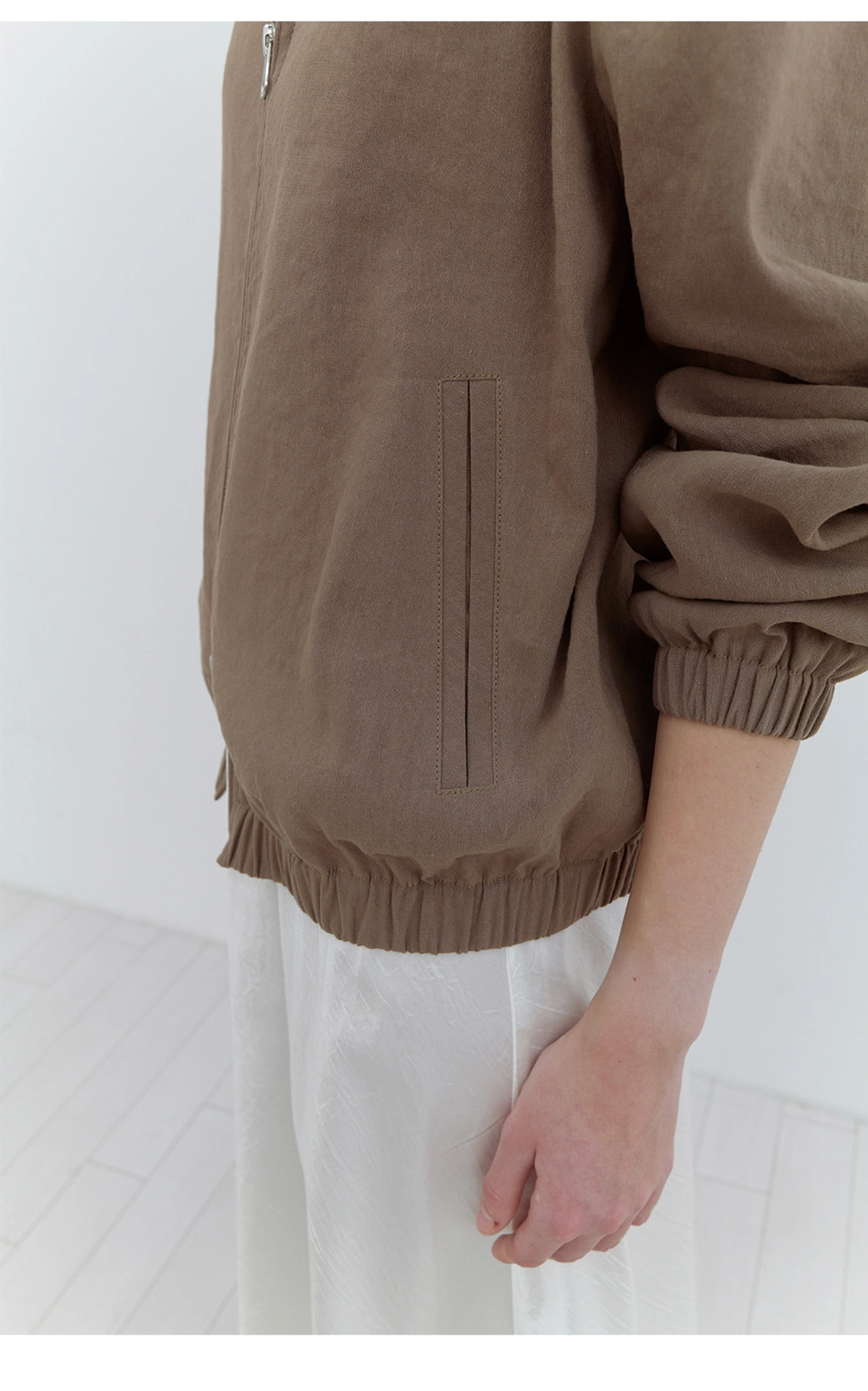 엘오61 Rico Linen Blouson 상품 이미지 3