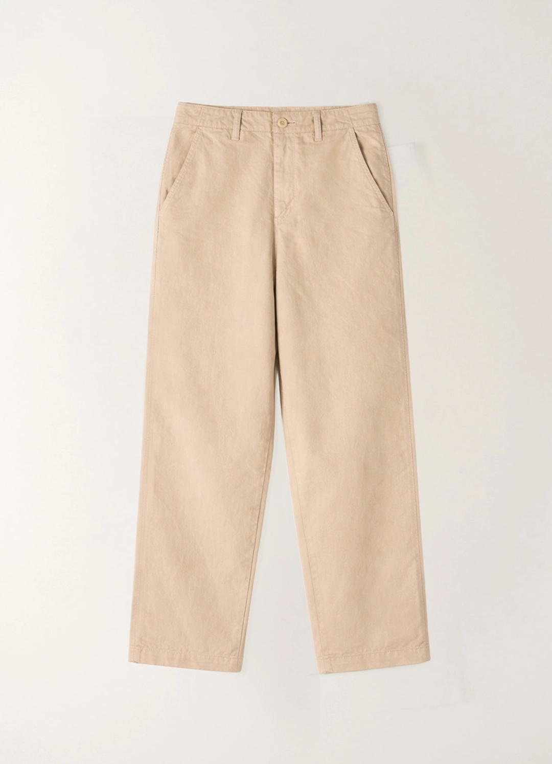 안젤로비안코 Flow Straight Pants, Beige 상품 이미지 1