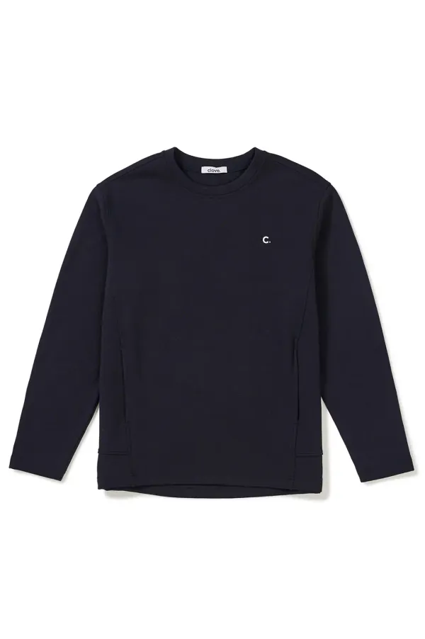 [24FW clove] Long-Sleeve T-Shirt (Navy)