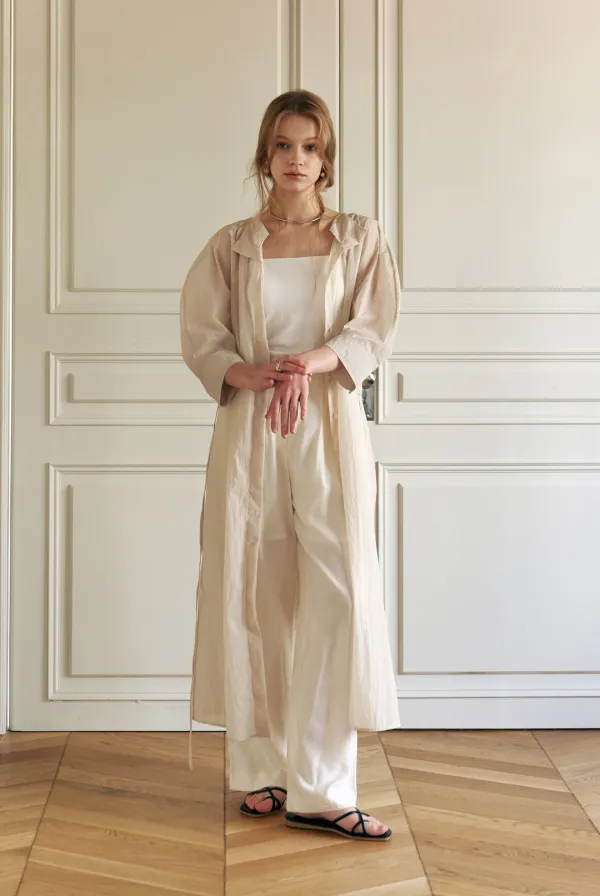 2nd / Cloud Shirt Dress (Cream Beige)