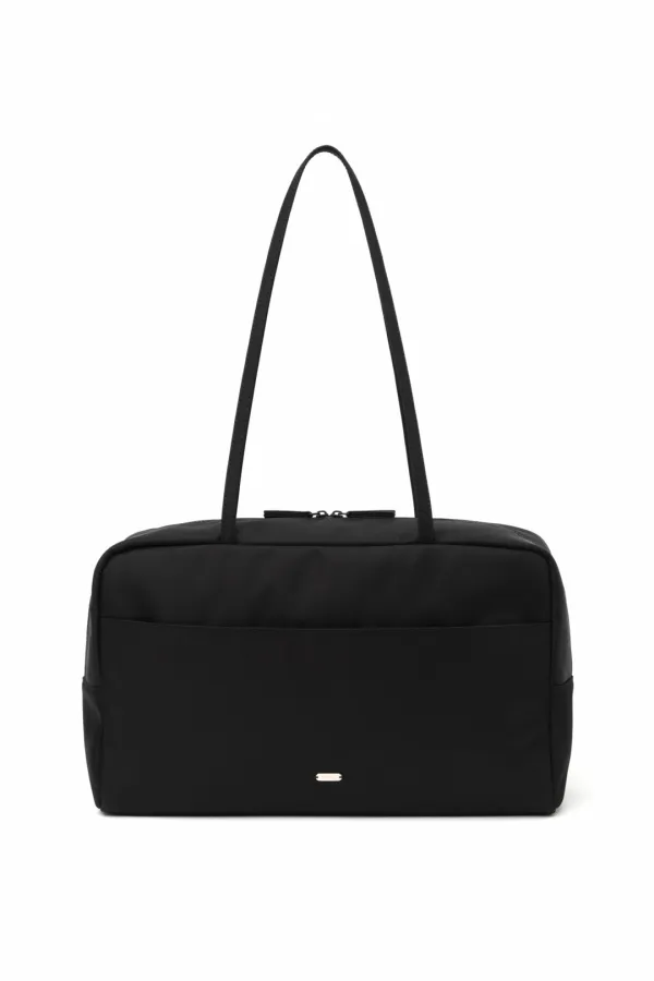 Large Nylon Pocket Bag Black