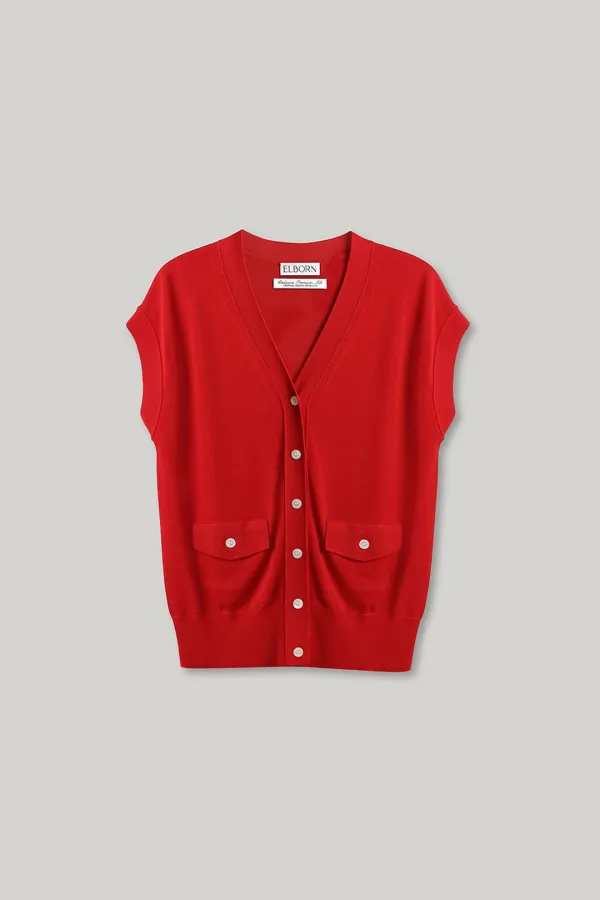 Reste Silk Knit Vest