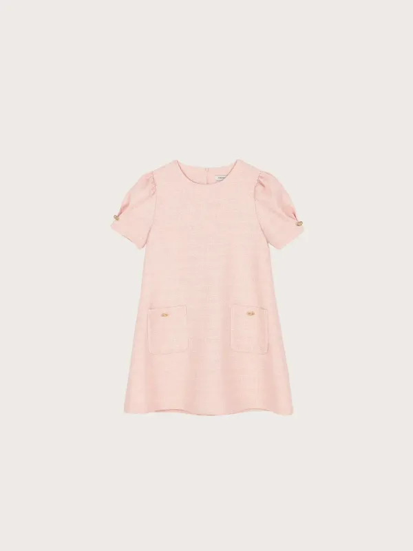 아티 퍼프 미니 원피스[PINK]*오늘 출발