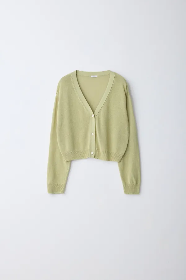 Pita Cardigan_Sage Green