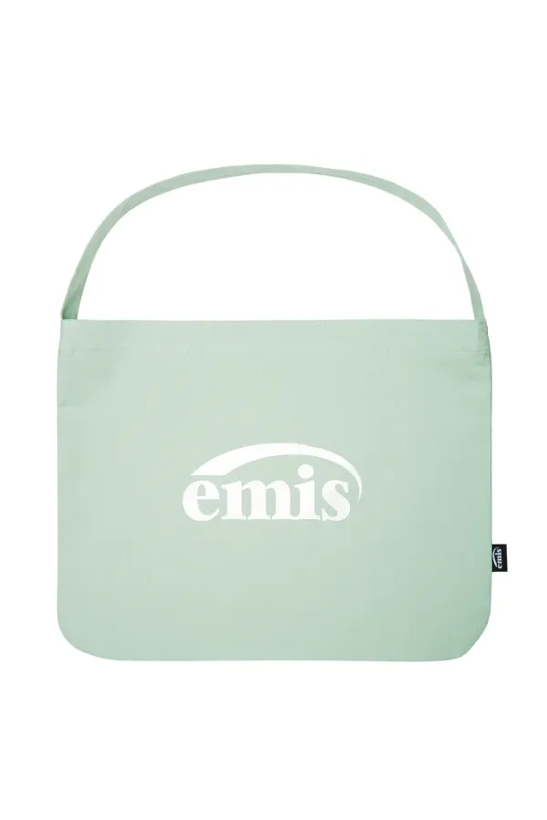 SILVER LOGO ECO BAG-MINT