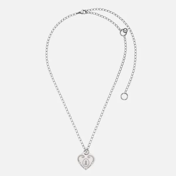 love code necklace-silver