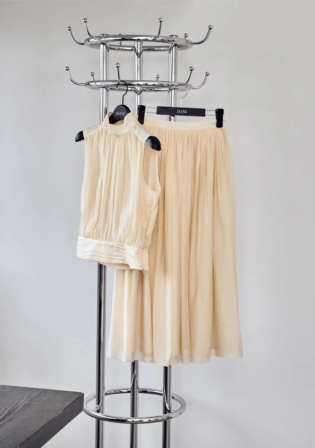 아상 아상 - 5th) Selina Shirring Long Skirt 상품 이미지 1