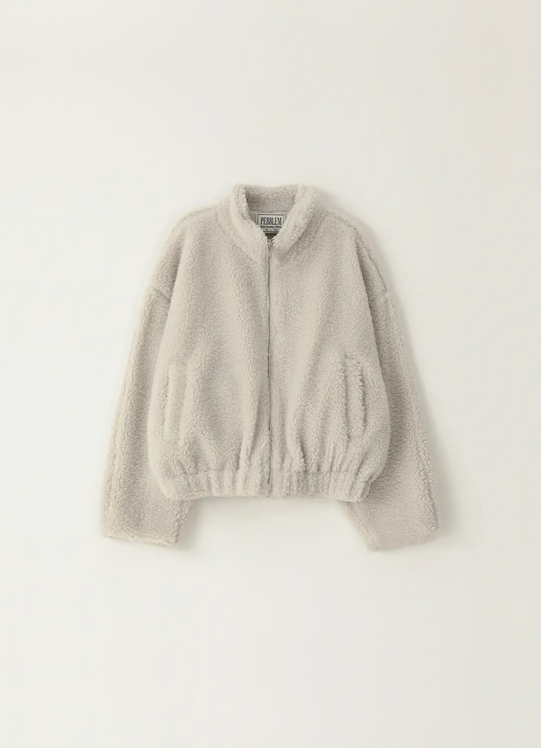 Dumble Banding Zip-Up - Ivory