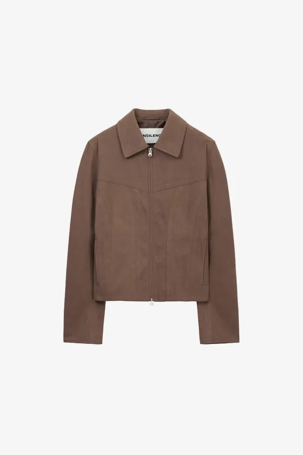 빈티지 포우 스웨이드 자켓 BROWN