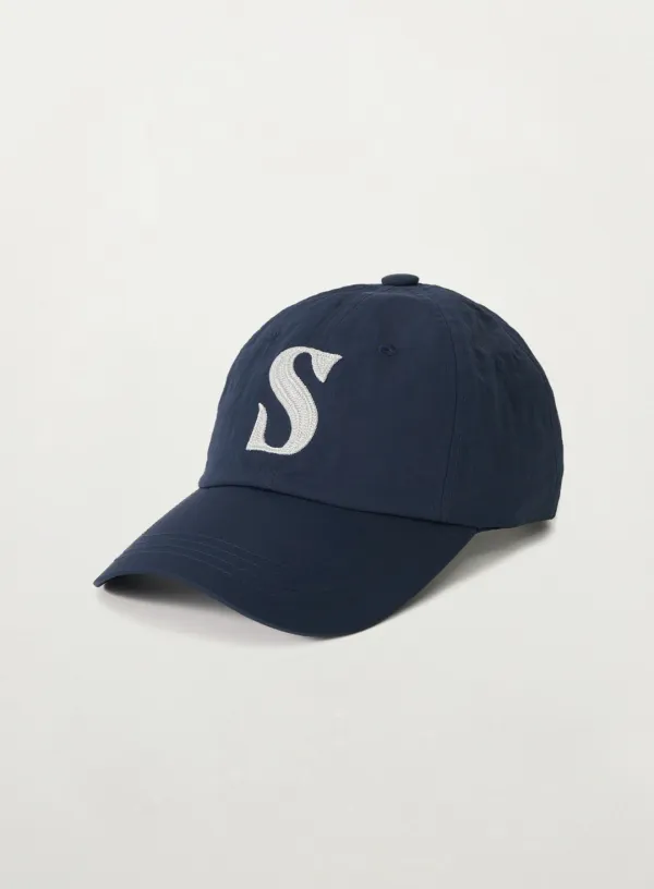 Nylon Casual Ball Cap - Navy