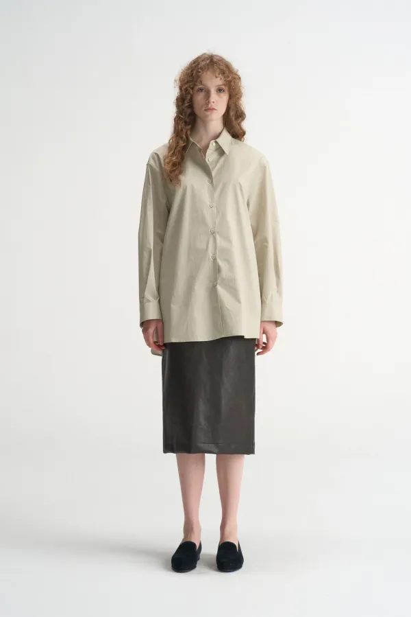 Arte Cotton Shirt_Beige