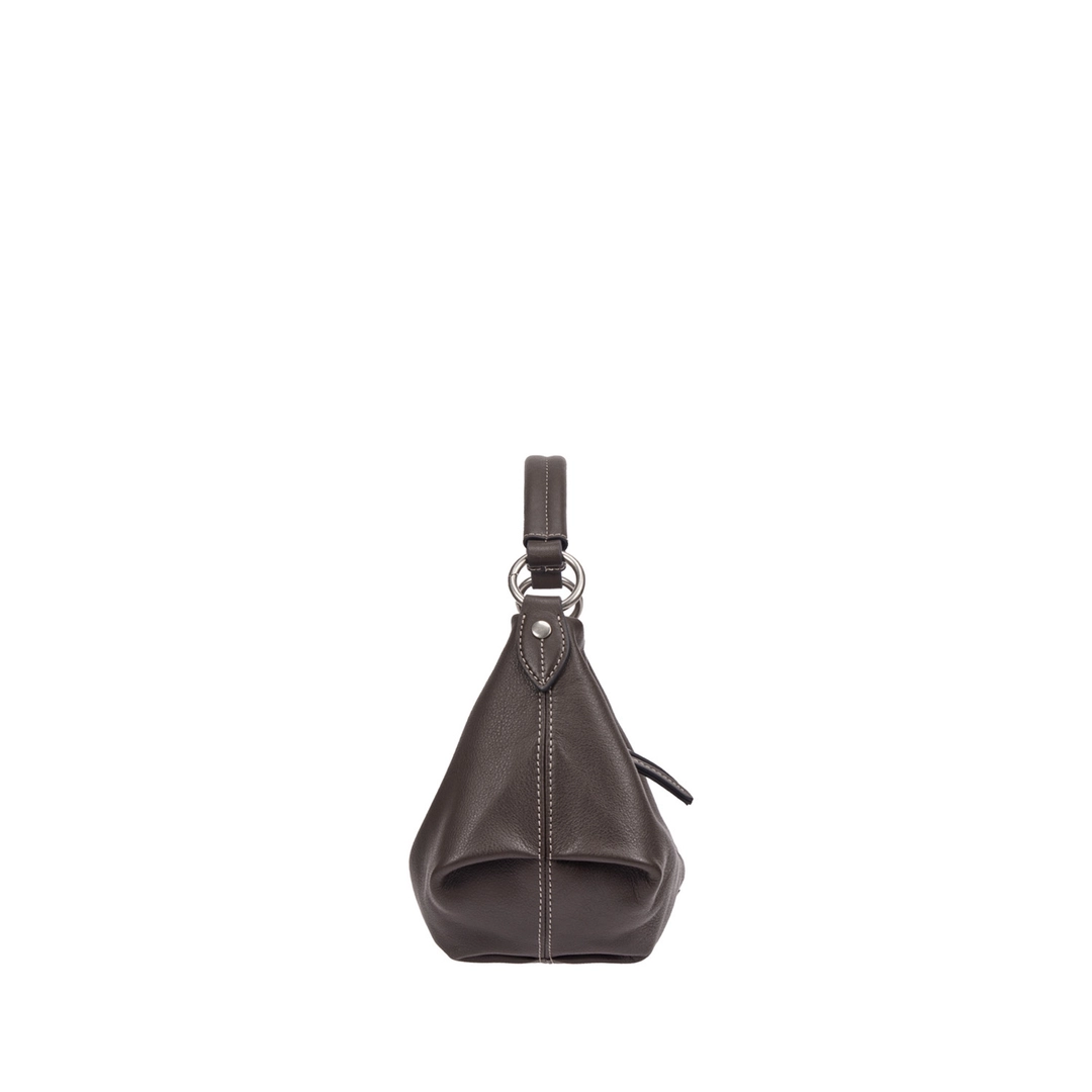 분크 Halfmoon Attache Shoulder S (하프문 아타쉬 숄더 스몰) Dark Brown 상품 이미지 3